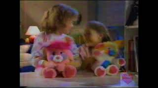 Popples  Television Commercial  1986  Party Popple amp Puffball Popple [upl. by Arotak]