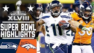 Super Bowl XLVIII Seahawks vs Broncos highlights [upl. by Coleman186]