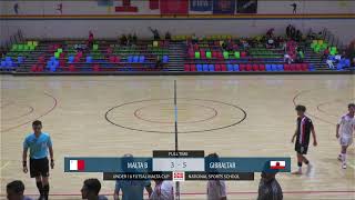 Malta vs Gibraltar  U18 FUTSAL NT TOURNAMENT MALTA CUP [upl. by Ban]