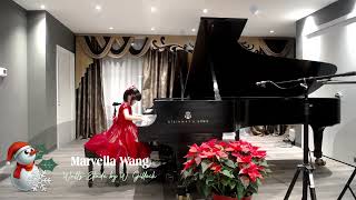 Piano Performance  7 yrs old playing Waltz Etude by W Gillock [upl. by Ahsyak]