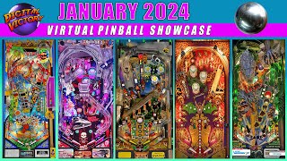 January 2024  Top Virtual Pinball Releases [upl. by Nal]