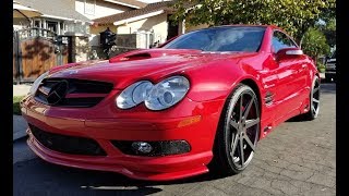 615HP RennTech Stage 6 Mercedes SL55  One take [upl. by Basilio]