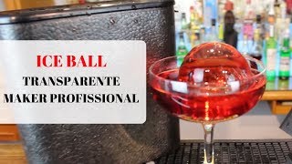 Como Fazer Gelo Transparente Esfera Ice Ball Maker Profissional [upl. by Trula]