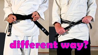 How to Tie the belt  Aikido Virtual Dojo [upl. by Radnaxela]