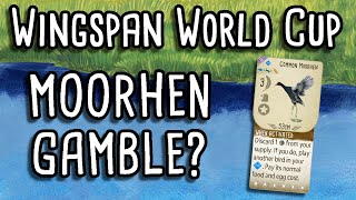 Wingspan World Cup  Taking the Moorhen Gamble [upl. by Carri]