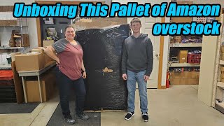 Unboxing a Pallet of Amazon overstock that I paid 7000 for the whole load [upl. by Wootan]