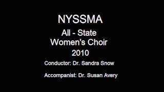 NYSSMA AllState Womens Choir 2010  Pergolesi Suite [upl. by Asenav]