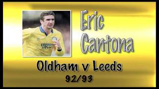 ERIC CANTONA  Oldham v Leeds 9293  Retro Goal [upl. by Nnyleak]