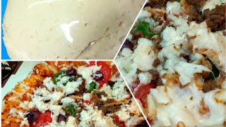 على طريقة بيتزا هت 🍕 جربوا أسهل و ألذ بيتزا Pizza stuffed sides محشيه الأطراف [upl. by Cherri857]