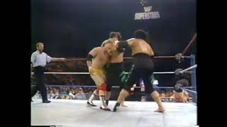 Headshrinkers vs Jobbers Buddy Lane amp Mike Davis WWF Superstars 1993 [upl. by Vial]