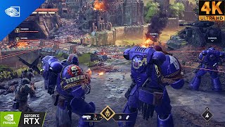 Defend The Alian Army  Warhammer 40K Immersive Graphics Gameplay  4K 60FPS UHD [upl. by Ynamreg]