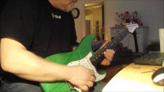 Green guitars  Lundgren pickups  True [upl. by Aerdnaek288]