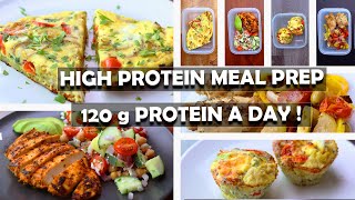 120g Protein A Day 3 Days Low Calorie High Protein Meal Prep [upl. by Enytsuj895]