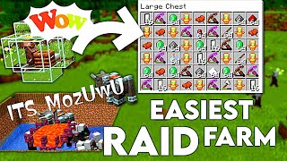 Best easiest Raid Farm Tutorial For Minecraft 118  121JavaBedrock  ITSMozUwU minecraft [upl. by Berriman]