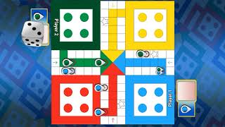 Ludo Game 2 Players  Ludo King 2 Players  Ludo Game Play [upl. by Haleemaj]