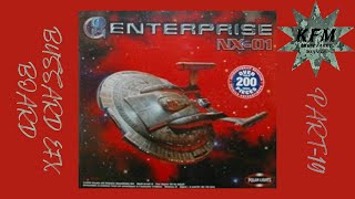 POLAR LIGHTS STAR TREK ENTERPRISE NX01 PART19 BUSSARD EFX BOARD [upl. by Ardnuaet]