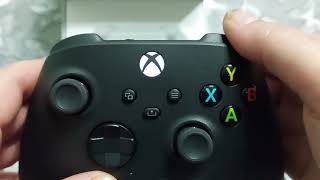 Unboxing Controller Wireless Xbox Series X  Adattatore Wireless Windows 10 Nero [upl. by Rexanna]