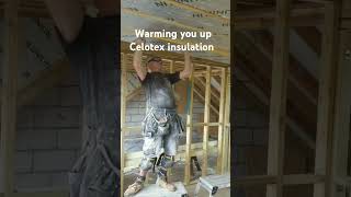 celotex insulation fitting construction carpentry loftconversion loft loftspace insulation [upl. by Aivalf]