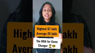 ₹67 lakh Package and ₹25 LPA Average Top MBA College you cant Miss 💼💥 [upl. by Ezarras]