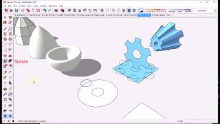 Sketchup 2017 Vormen  Vorm 11 [upl. by Abbe]