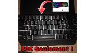 Je Test Le Clavier TECURS ⌨️ A Seulement 50€ [upl. by Ecinert]