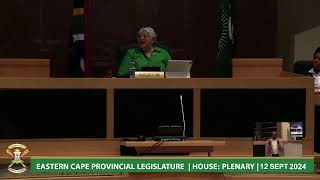 House Plenary  12 September 2024 [upl. by Duquette]