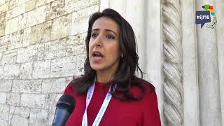 IJF18  Interview with Nawal AlMaghafi quotFor journalists its gotten harder to work in Yemenquot [upl. by Rezal]