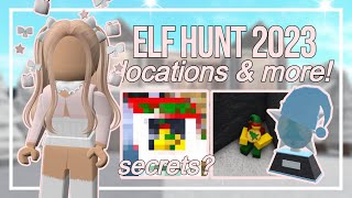 How To Prepare For The Bloxburg ELF HUNT 2023  Locations Trophy amp FREE Money [upl. by Belia]