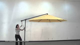 Sidemount Cantilever Outdoor Umbrella [upl. by Llemhar543]