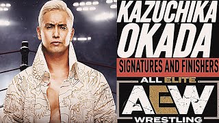 WWE 2K24  Kazuchika Okada Signatures and Finishers [upl. by Ydac]