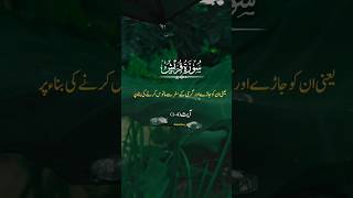 Surah Quraish with urdu translation  Sura al quraish [upl. by Clywd]