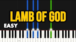 Neyi  Lamb Of God  EASY PIANO TUTORIAL by SAPiano [upl. by Inaoj]