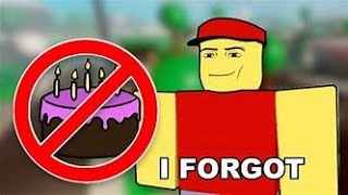 Roblox  Forget your friends birthday [upl. by Ahsha]