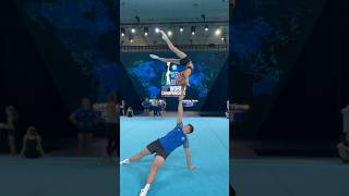 Aerobic Gymnastics aerobicgymnastics teamromania gymnastics inspiration lovegoodtobereels [upl. by Eitsyrc820]