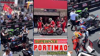 Toprak razgatlioglu take a portimao superbike superpole session autodromo algarve circuit [upl. by Ameline816]