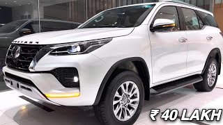 NEW Toyota Fortuner NEW Model 4X4 Walkaround Review with On Road Price  Toyota Fortuner Facelift [upl. by Phemia]