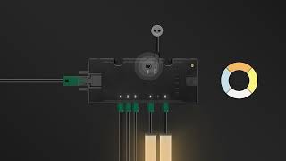 Häfele Lighting 6 Way Distributor With Manual Tunable White Control [upl. by Curkell]