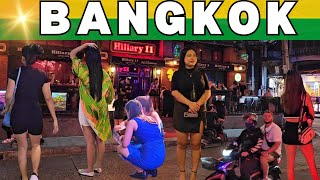 🔥 Bangkok Nightlife  Soi 11 Sukhumvit Road 👯‍♀️ [upl. by Ocin373]