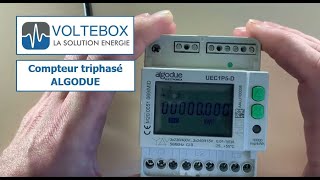 Présentation compteur électrique triphasé 805A UEC80 UEM80 UEC1P5 UEM1P5 ALGODUE [upl. by Zephaniah]