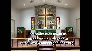 1242024 2nd Midweek Advent Service  Lamb of God Lutheran Lake Havasu City [upl. by Becker196]