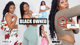 TRYING BLACK OWNED FASHION BRANDS [upl. by Louanna168]