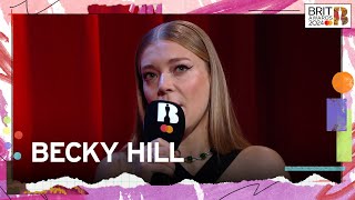 Becky Hills Heartfelt Call for Fair Pay for Songwriters  The BRIT Awards 2024 [upl. by Ecirtam]