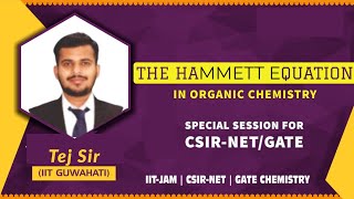 The Hammett Equation in Organic Chemistry for CSIRNETGATE Chemistry by MadChem Classes [upl. by Jarnagin]