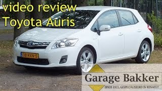 Video review Toyota Auris 18 Full Hybrid Executive 2010 38RXN5 [upl. by Aitret]