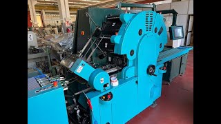 HALM EM 4315 4 colour offset envelope overprinting machine [upl. by Rebme536]