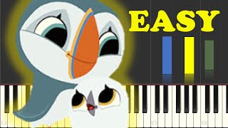 How To Play Puffin Rock Theme Song On Piano EASY [upl. by Anivle933]