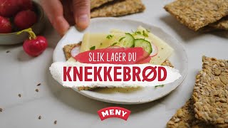 Slik lager du knekkebrød [upl. by Aleece]