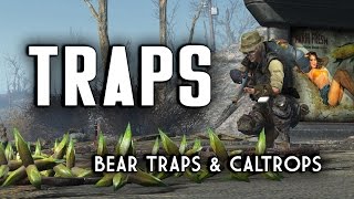 All About Bear Traps amp Caltrops  Are They Worth It  Fallout 4 Far Harbor [upl. by Nerraj]