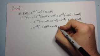 Eulers Formula  Proof WITHOUT Taylor Series [upl. by Tezzil26]