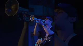 Trumpet vs Mandolin live at The Rooster shorts trumpet mandolin psychedelicrock [upl. by Lytton]